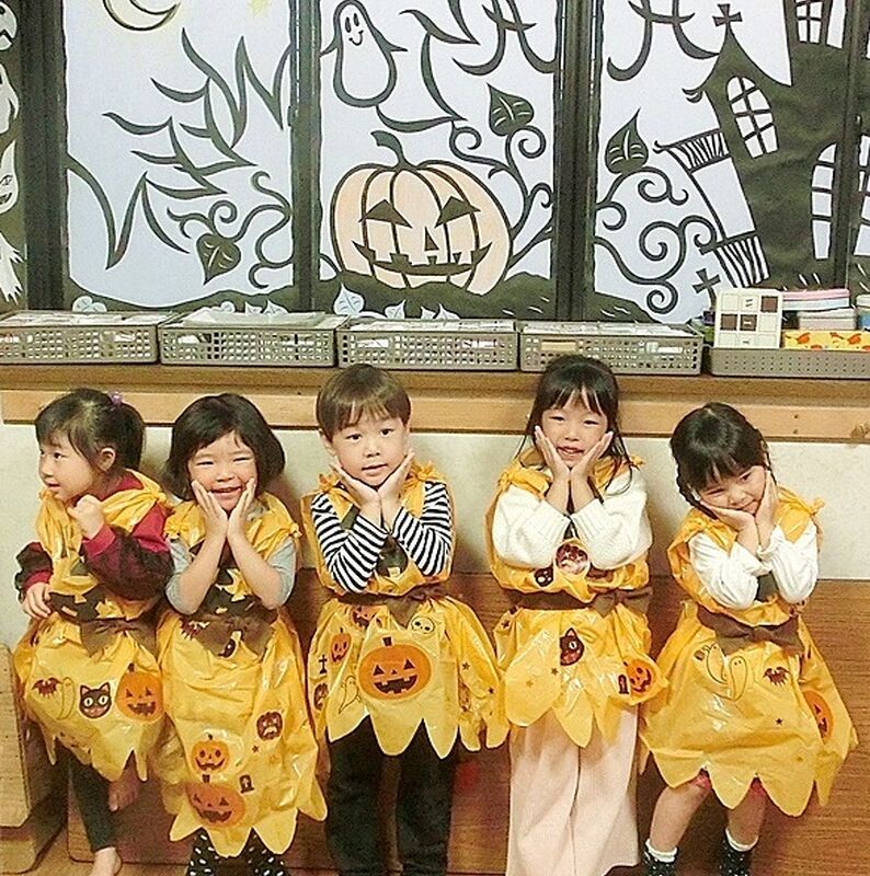 ハロウィンかぼちゃ5人